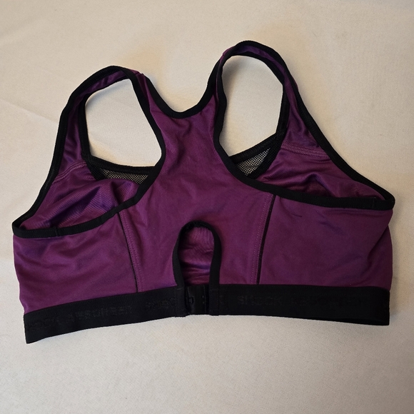 Ladies Shock Absorber, sports bra, Size 36D, purple and black - Picture 2 of 5